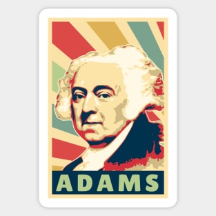 John Adams Vintage Colors Sticker